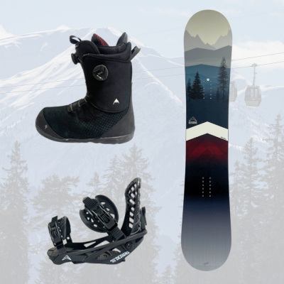 snowboard, boots, bindings, season rental colorado springs